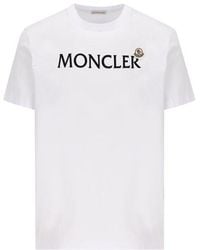 Moncler - Cotton T-shirt - Lyst