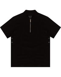 Givenchy - Zipped Polo Shirt - Lyst
