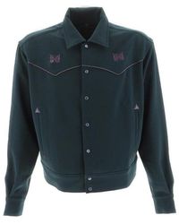 Needles - Butterfly Embroidered Jacket - Lyst