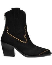 Zadig & Voltaire - Cara Pointed Toe Zip-Up Boots - Lyst