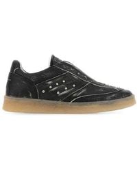 MM6 by Maison Martin Margiela - Logo-patch Low-top Sneakers - Lyst