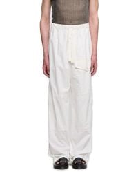 Dries Van Noten - Drawstring Straight-Leg Trousers - Lyst