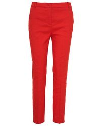 Pinko - Mid-rise Skinny Trousers - Lyst