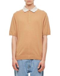 Paul Smith - Short-sleeved Knit Polo Shirt - Lyst