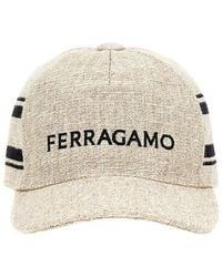 Ferragamo - Logo Embroidered Resort Baseball Cap - Lyst