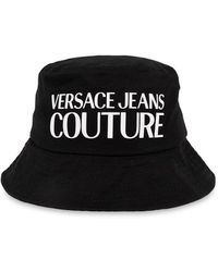 Versace - Bucket Hat With Logo - Lyst