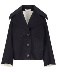 Marni - One-breasted Jacket - Lyst