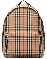 Burberry Jett Vintage-check Backpack - Multicolour