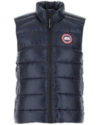 Canada Goose - Zipped Logo Patch Down Gilet - Lyst