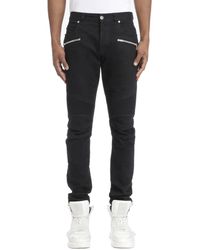 balmain biker jeans sale