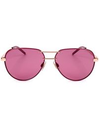 HUGO - Boss Aviator Frame Sunglasses - Lyst