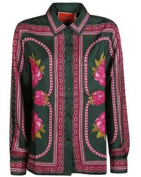 La DoubleJ - Boy Floral-patterned Buttoned Shirt - Lyst