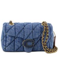 COACH - Tabby 20 Logo Plaque Quilted Shoulder Bag - Lyst