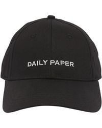 Daily Paper - Narrow Birm Logo Embroidered Baseball Cap - Lyst