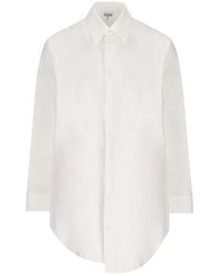 Loewe - Trapeze Long-sleeved Shirt Dress - Lyst