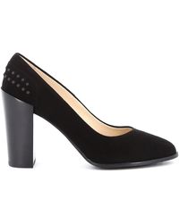 tod's block heel pumps