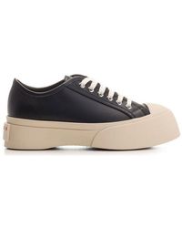 Marni - Calf Leather Sneakers - Lyst