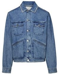Isabel Marant - Jango Embroidered Denim Jacket - Lyst