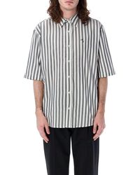 Acne Studios - Stripe Button-up Shirt - Lyst