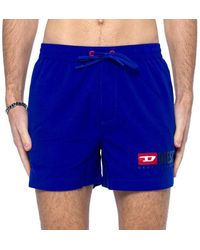 DIESEL - Bmbx-ken-37 Logo Printed Drawstring Swim Shorts - Lyst