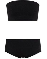 Alaïa - Second-Skin Knit Lingerie Set - Lyst