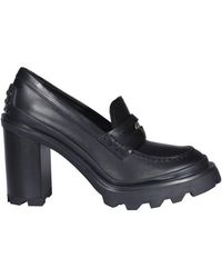 Tod's - Penny Heeled Loafer - Lyst