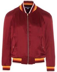CASABLANCA Silk Outerwear Jacket - Red