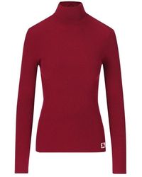 Burberry - Equestrian Knight High-neck Knitted Jumper - Lyst