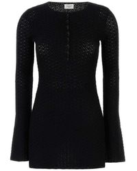 Saint Laurent - Dress - Lyst