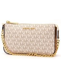 MICHAEL Michael Kors - Jet Set Logo Plaque Shoulder Bag - Lyst