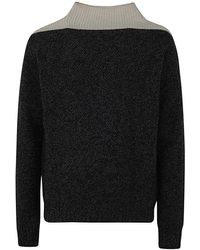 Marni - Panelled Turtleneck Sweater - Lyst