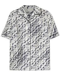 Tory Burch - Silk Shirt With Short Sleeves - Lyst