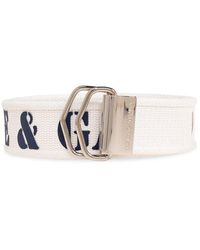 Dolce & Gabbana - Belt With Logo, - Lyst