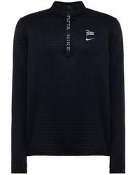Nike - X Patta Running Team Half-zipped Long-sleeved Top - Lyst