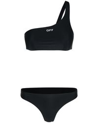 Off-White c/o Virgil Abloh - One-Shoulder Bikini Top - Lyst
