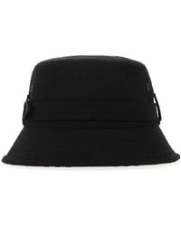 Burberry - Buckle Detailed Bucket Hat - Lyst