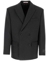 Valentino - Double-breasted Blazer - Lyst