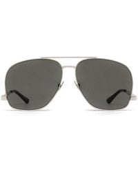Saint Laurent - Sl 653 Silver Sunglasses - Lyst