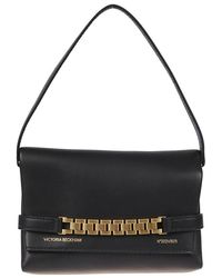 Victoria Beckham - Chain-detailed Top Handle Bag - Lyst