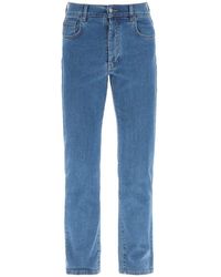 Moschino - Jeans With Teddy Bear Embroidery - Lyst