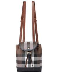 Burberry - Brown Micro Backpack - Lyst