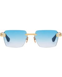 Dita Eyewear - Rectangle Framed Sunglasses - Lyst