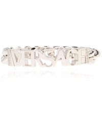 Versace - Bracelet With Logo - Lyst
