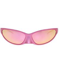 Balenciaga - Wrap-around Sunglasses - Lyst