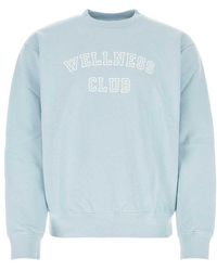 Sporty & Rich - Wellness Club Long Sleeved Sweatshirt - Lyst