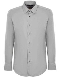 BOSS - Performance-Stretch Twill Slim-Fit Shirt - Lyst