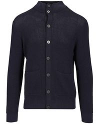 Ballantyne - Buttoned Knitted Cardigan - Lyst