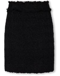 Dolce & Gabbana - Tweed Mini Skirt - Lyst