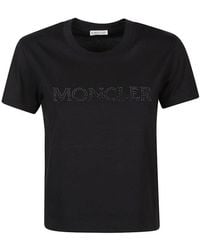 Moncler - T-Shirt With Logo - Lyst
