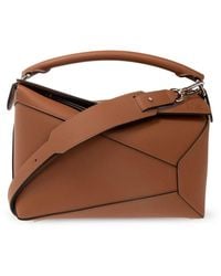 Loewe - Puzzle Edge Small Leather Tote Bag - Lyst